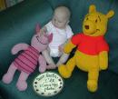 Aunt Karie's Pooh and Piglet -- ouch, says Piglet!