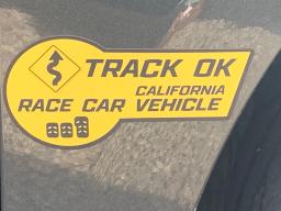 California Track OK sticker